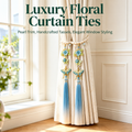 Luxury Floral Curtain Tiebacks