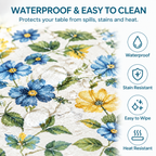 Floral Table Placemats – Set of 4