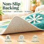 Colorful Bedside Rug & Mat Set