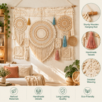 Hovelariq™ Handwoven Boho Macramé Wall Hanging