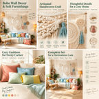 Hovelariq™ Handwoven Boho Macramé Wall Hanging