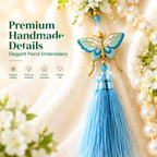 Luxury Floral Curtain Tiebacks