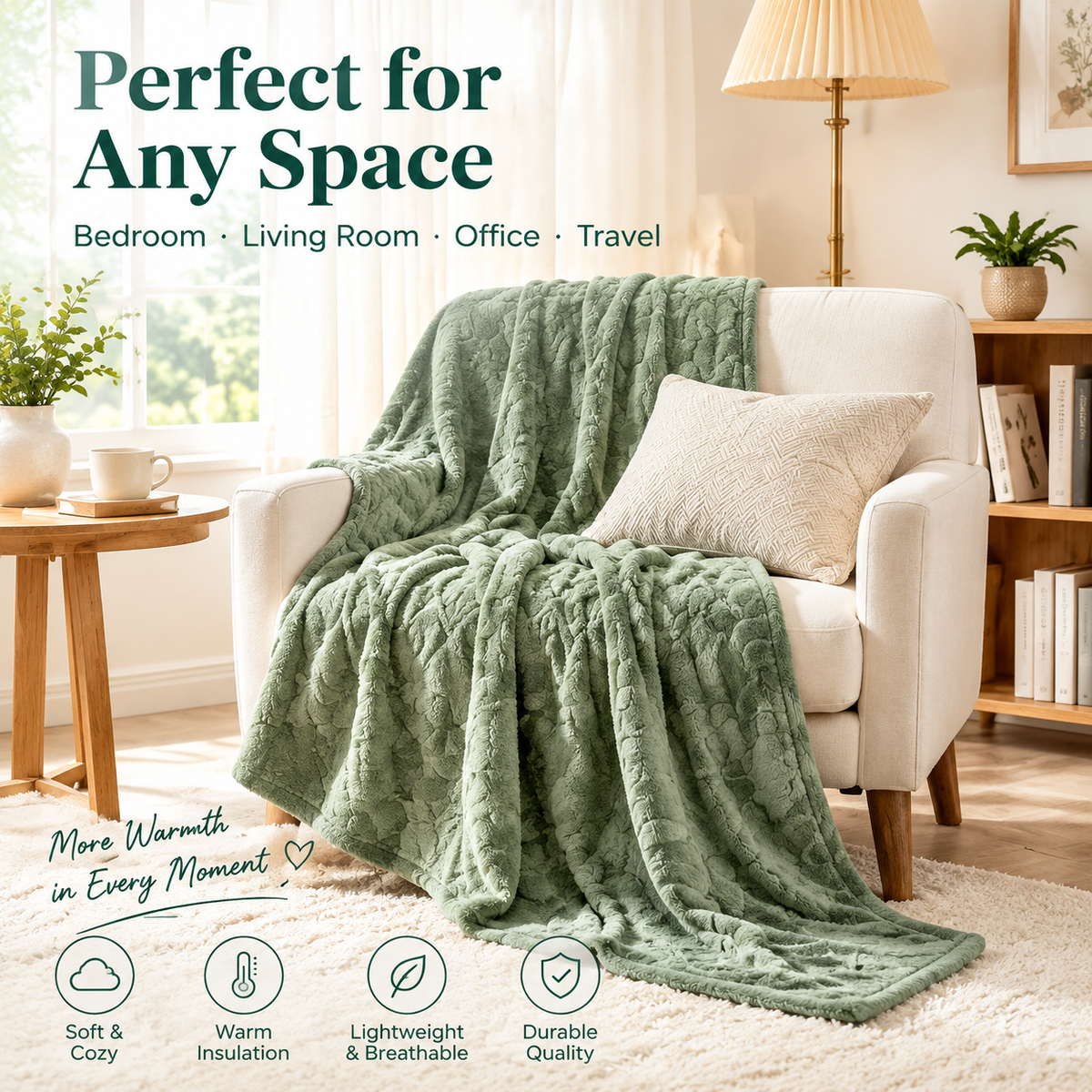 Hovelariq™ Cozy Moments Plush Blanket