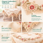 Romantic Lace Table Runner Stool Cover Set