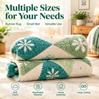 Colorful Bedside Rug & Mat Set
